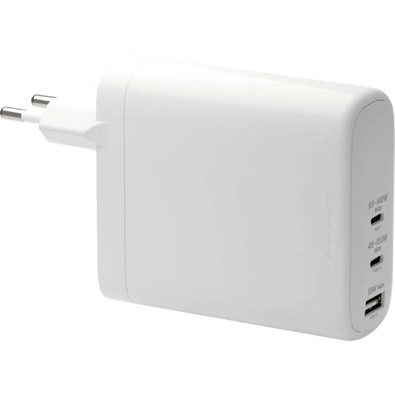 Dbramante1928 re-charge 140W Wall Charger, White