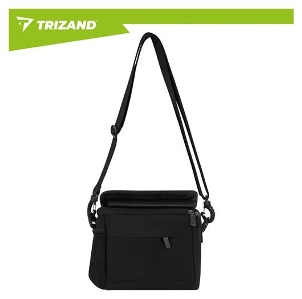 Trizand Bicycle Handlebar Bag With Phone Holder, Black