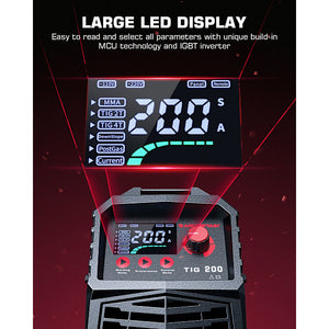 Digital TIG welder 200A