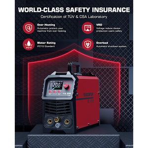 Digital TIG welder 200A