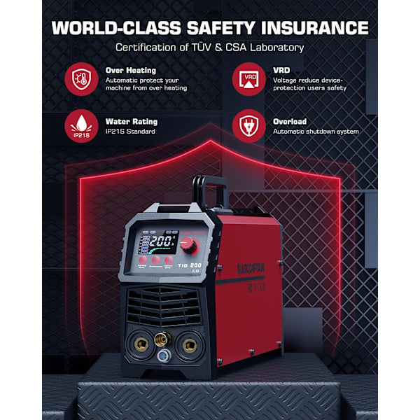 Digital TIG welder 200A