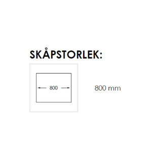 Nordic Tech Radius 80 K B X Kitchen Sink, 745x510 mm, Stainless Steel