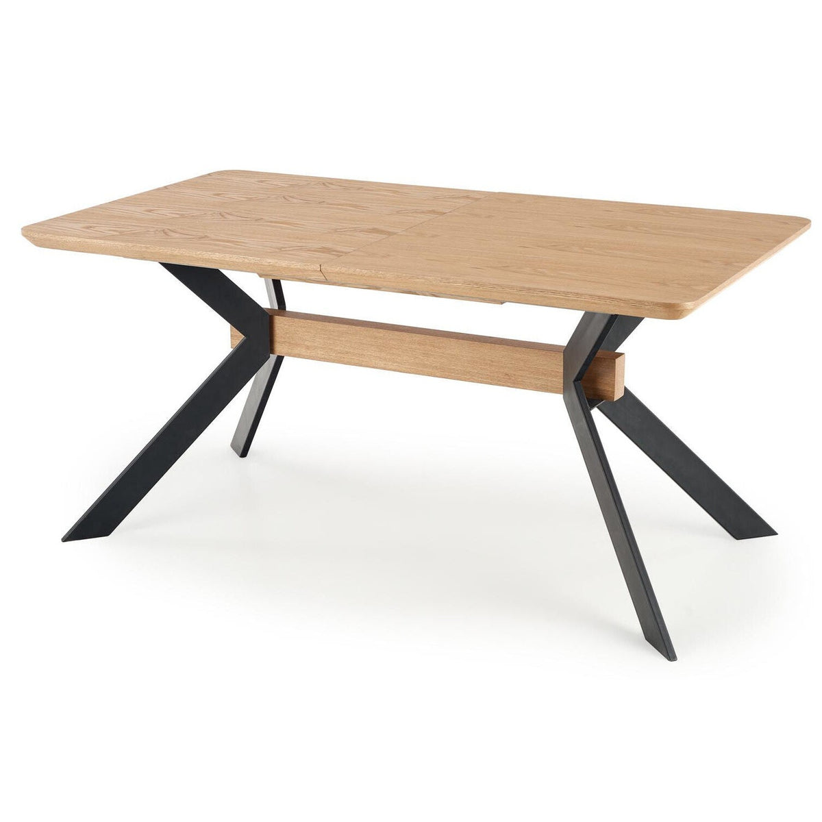 Halmar Extendable Dining Table Bacardi, Oak, Black
