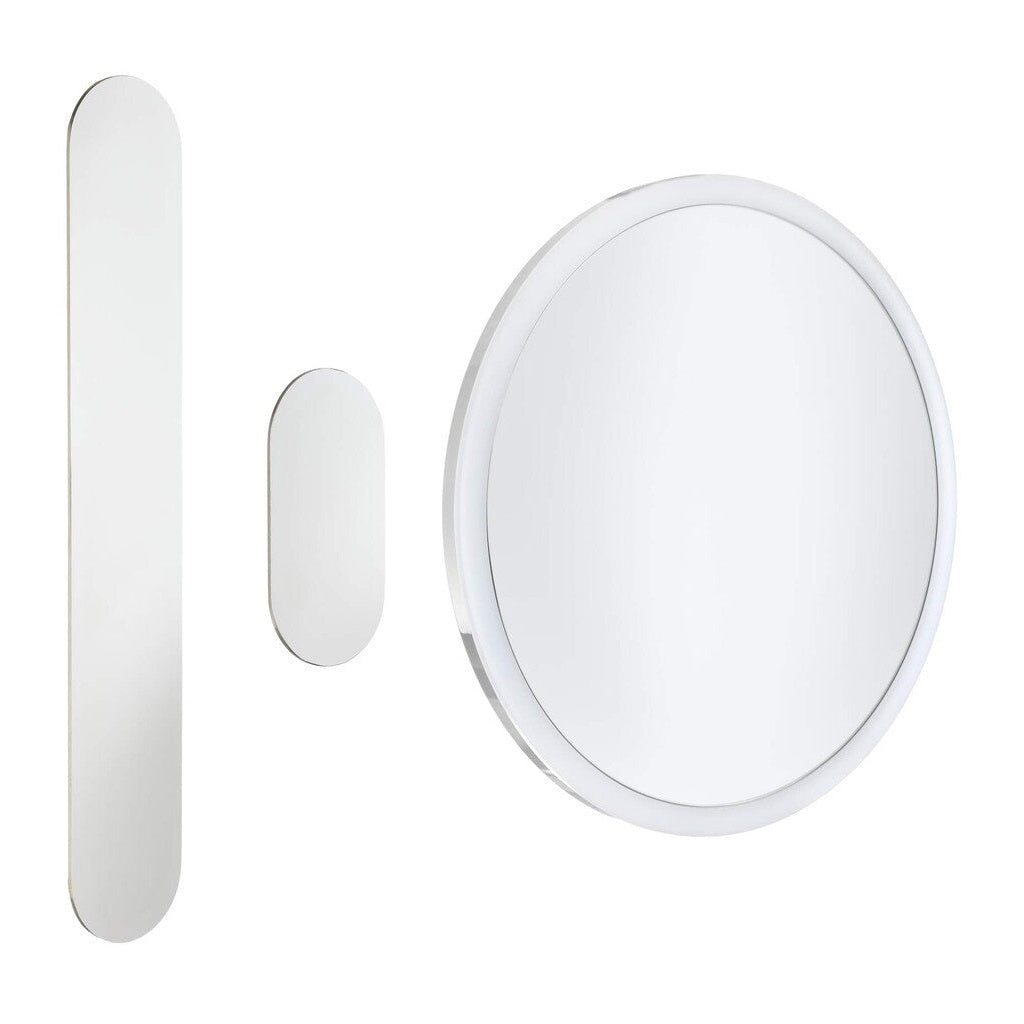 Deante Magnetic Led Cosmetic Mirror, Silver