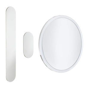 Deante Magnetic Led Cosmetic Mirror, Silver