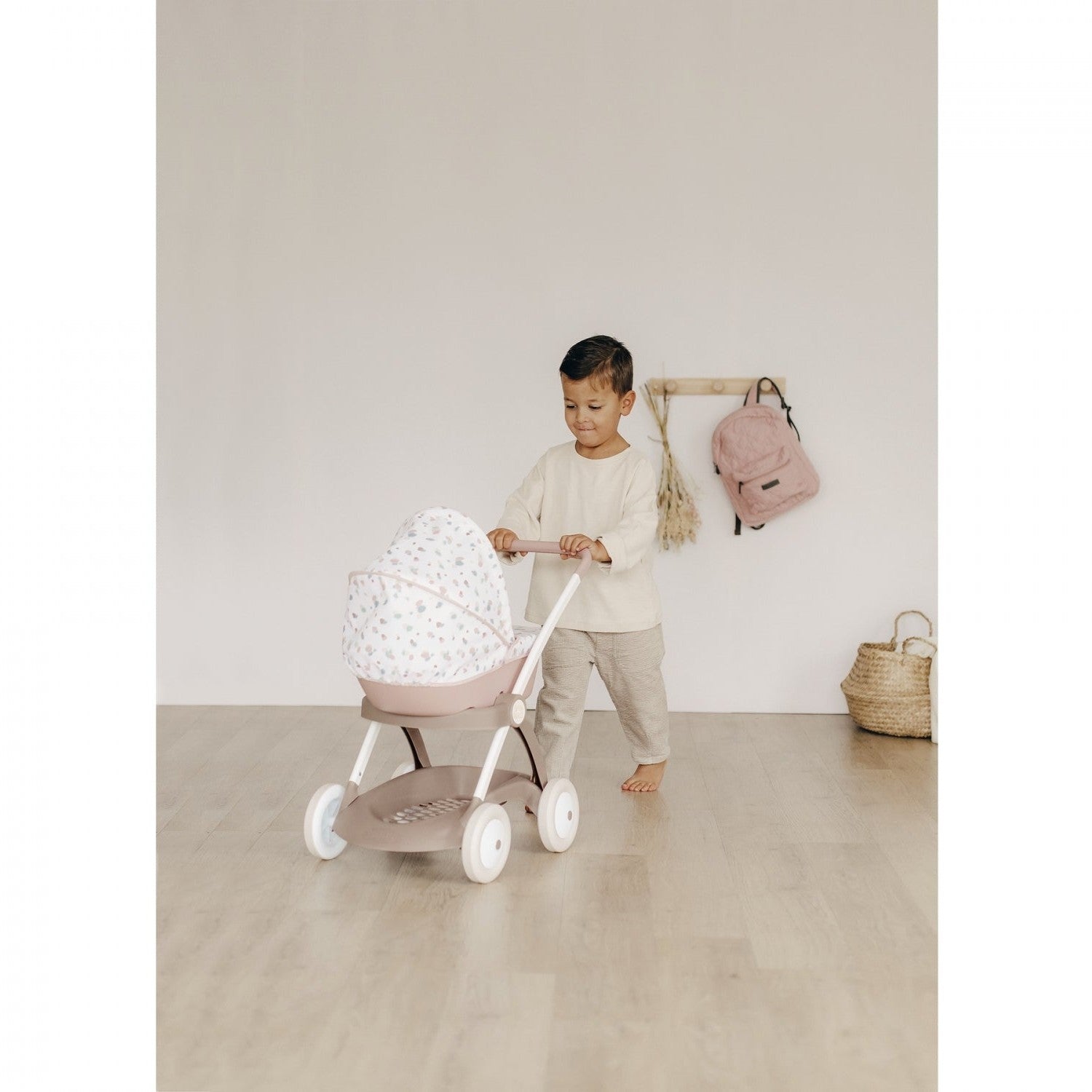 Doll stroller Smoby Baby Nurse, pink