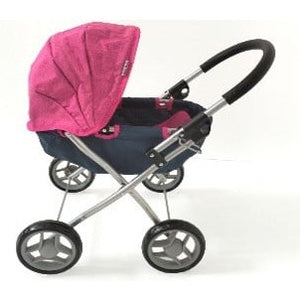 Doll stroller Milly Mally Dori Prestige, blue/pink