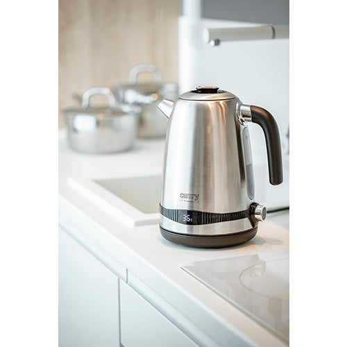 Electric kettle Camry CR 1291, 1.7 l, black/stainless steel