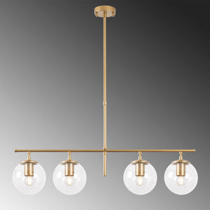 Opviq Roe 4 Light Ceiling Pendant, Gold