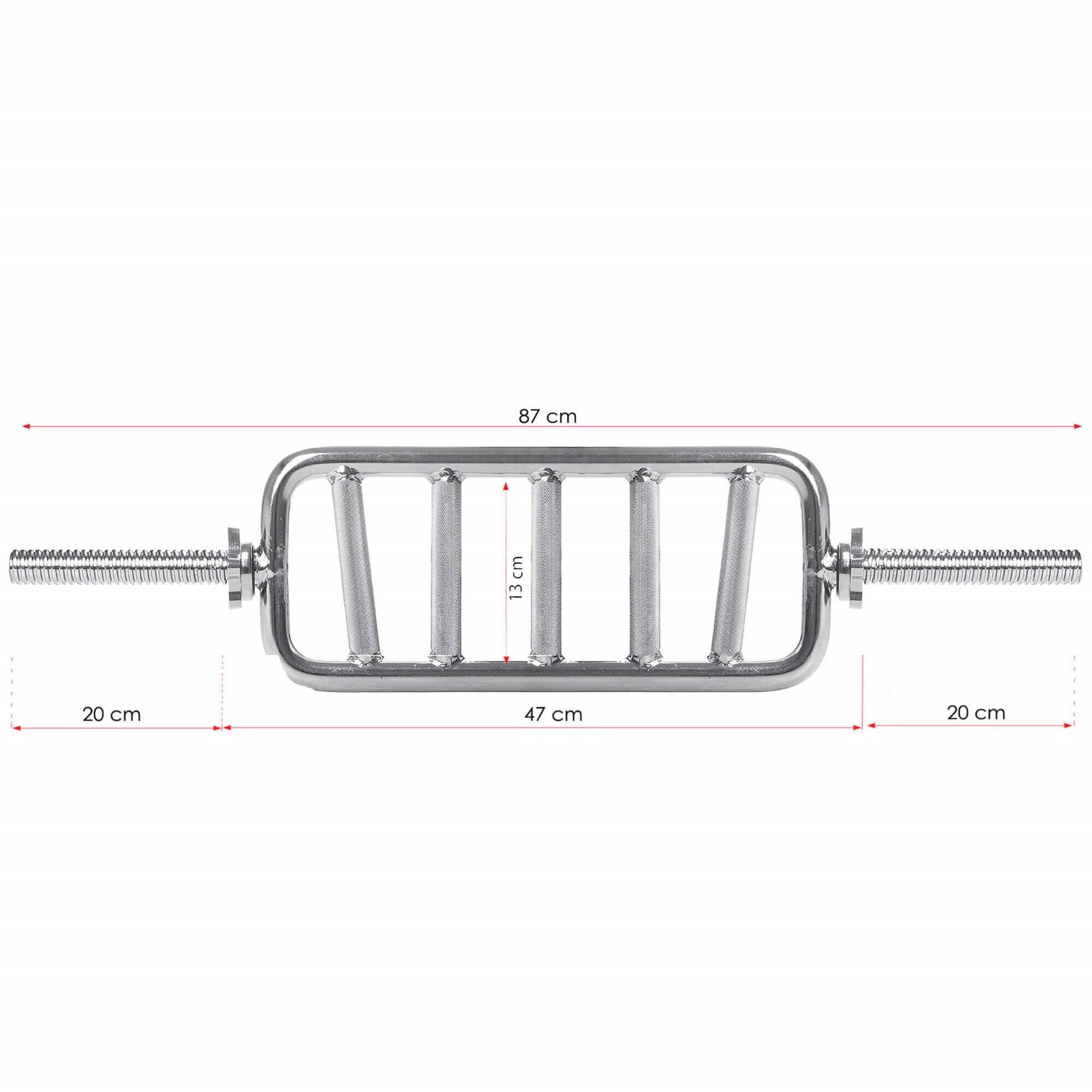 Barbell handles Springos FA1053, 87 cm, 7.6 kg