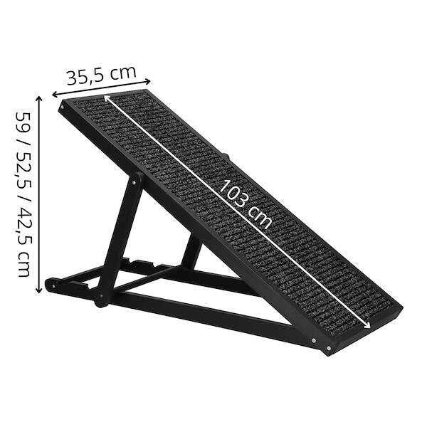 Springos Dr001 Dog Ramp, Black