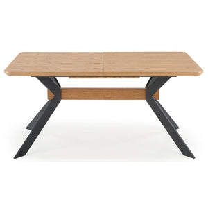 Halmar Extendable Dining Table Bacardi, Oak, Black