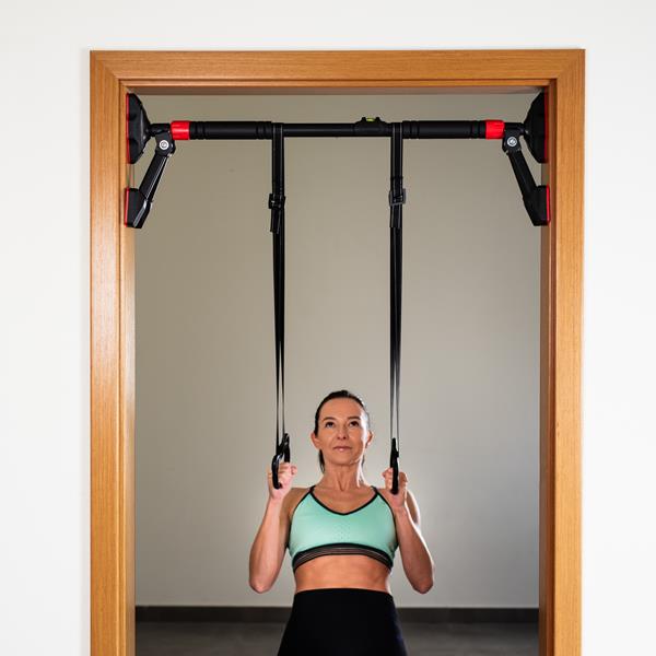 Retractor Crossbar HMS DDG03 Door Pull-Up Bar With Bear Rings, 96 - 130 cm