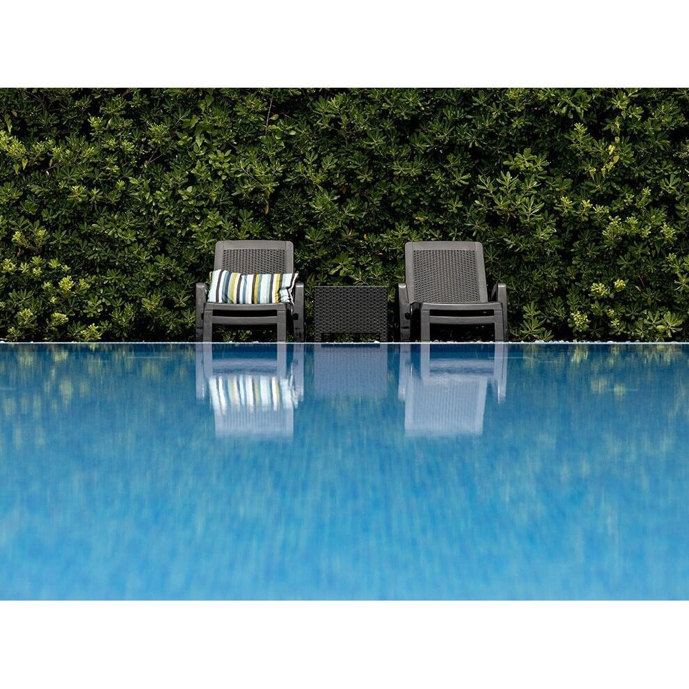 Bica Miami Outdoor Sun Lounger, Grey