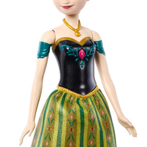 Doll Mattel Frozen Singing Anna HMG41, 28 cm