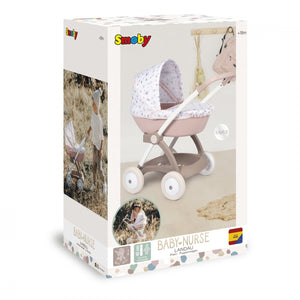Doll stroller Smoby Baby Nurse, pink