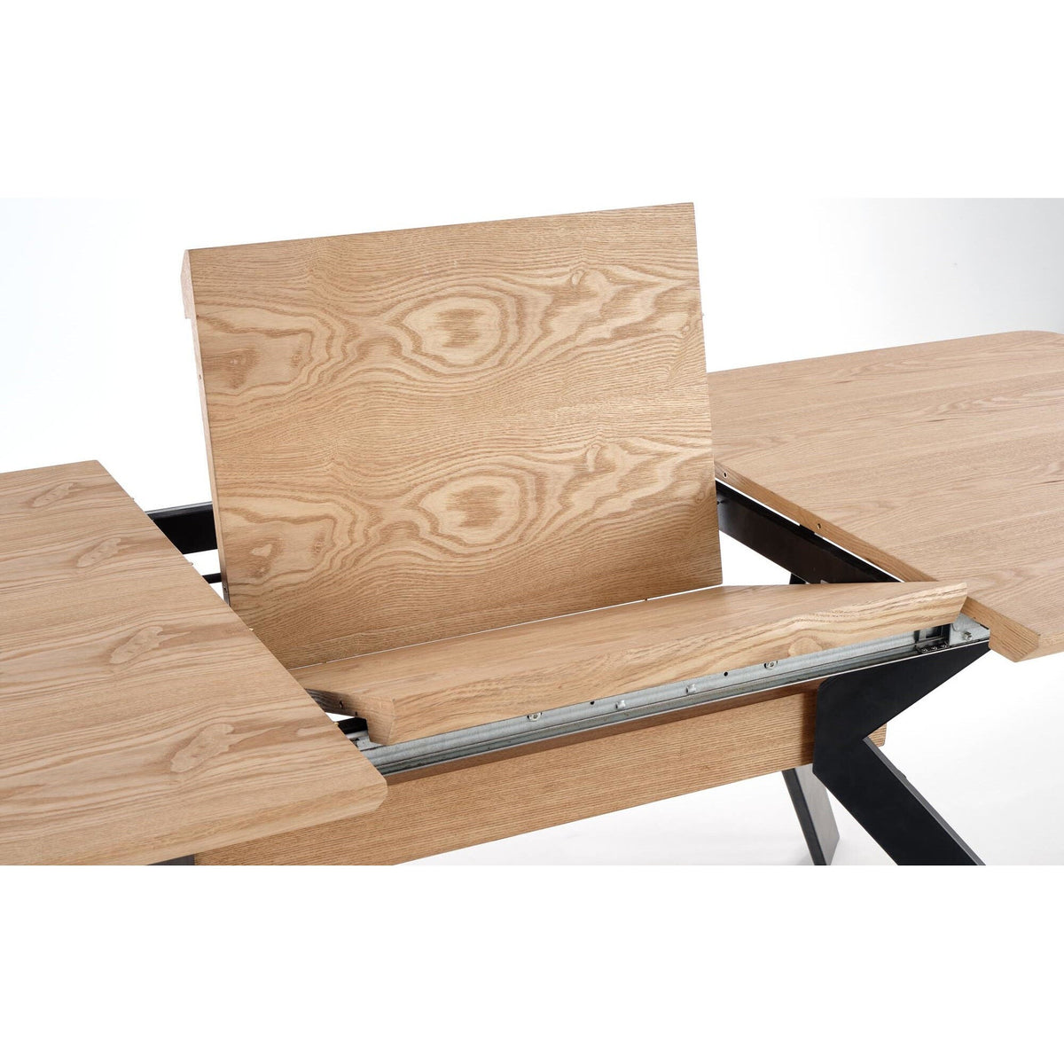 Halmar Extendable Dining Table Bacardi, Oak, Black
