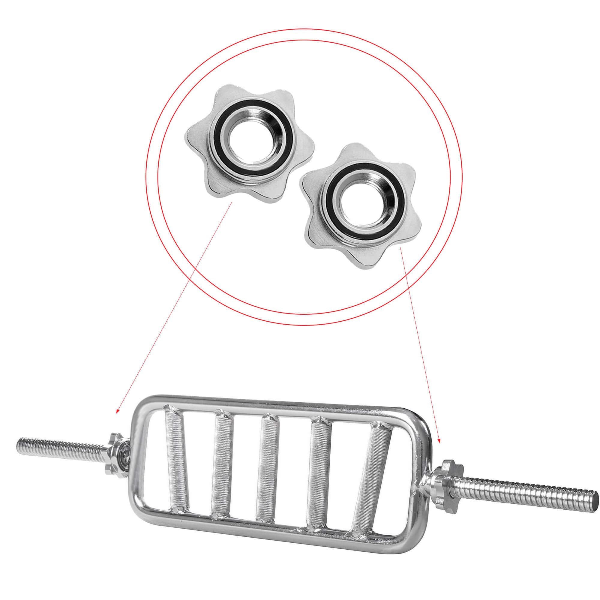Barbell handles Springos FA1053, 87 cm, 7.6 kg