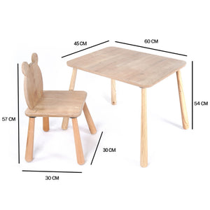 Kalune Design Mickey Children's Furniture set, Brown