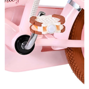 Volare Ashley Children's Bicycle with Training Wheels, Pink