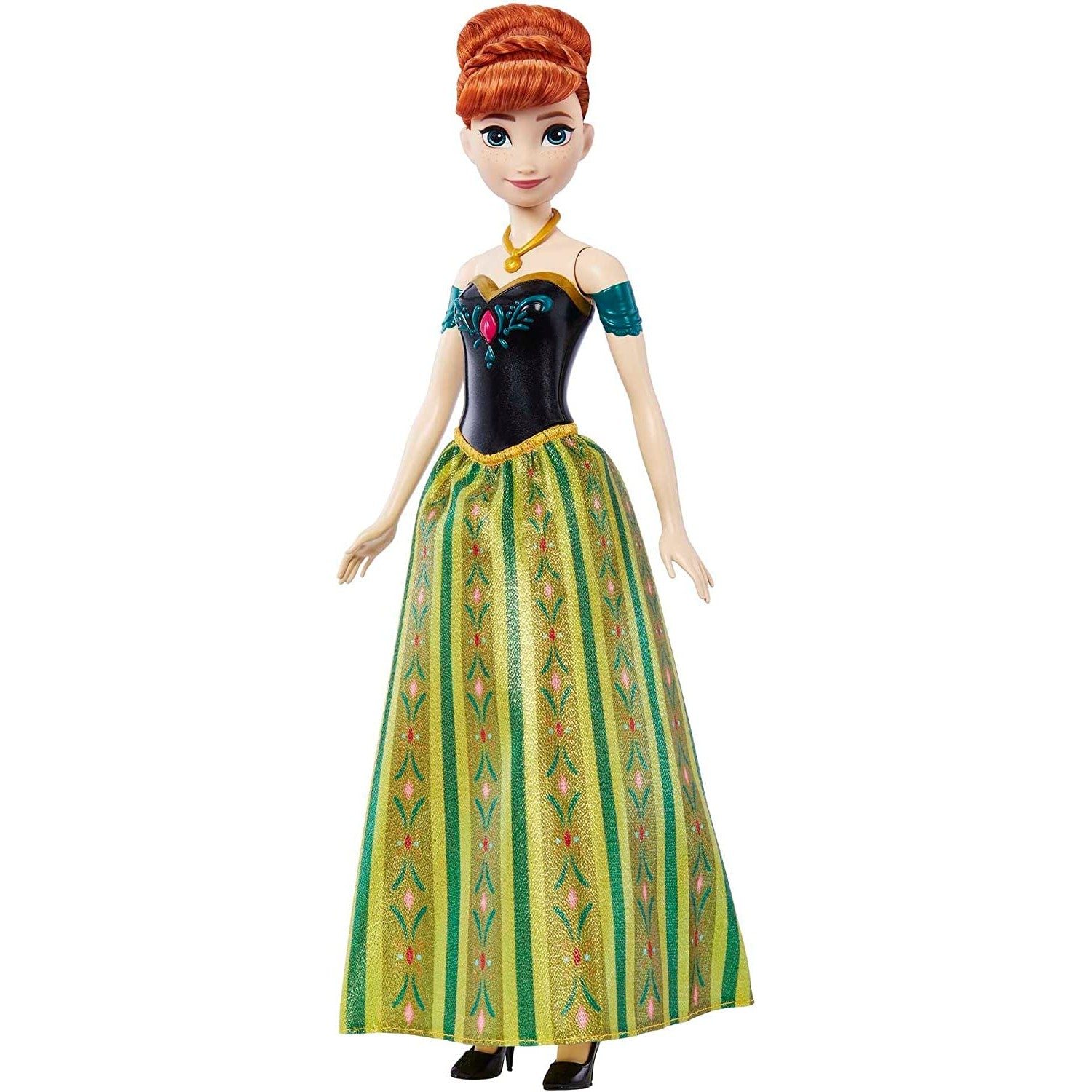 Doll Mattel Frozen Singing Anna HMG41, 28 cm