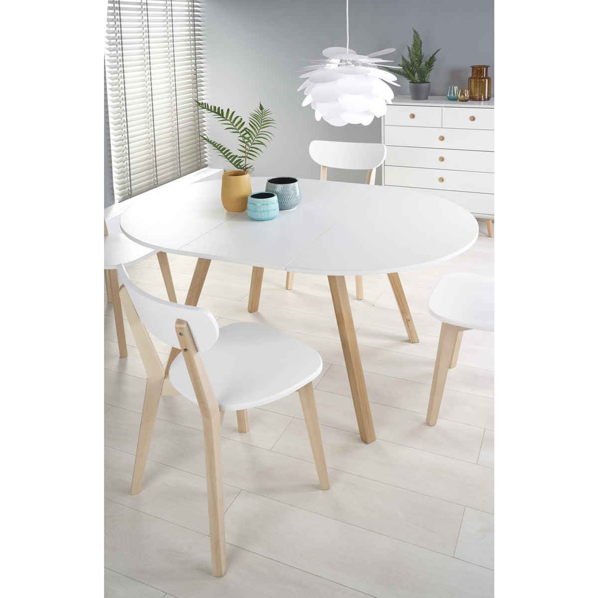 Halmar Extendable Dining Table Ruben, White