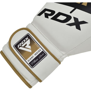 Boxing gloves RDX F7 BGR-F7GL-10oz, gold/white, 10 oz
