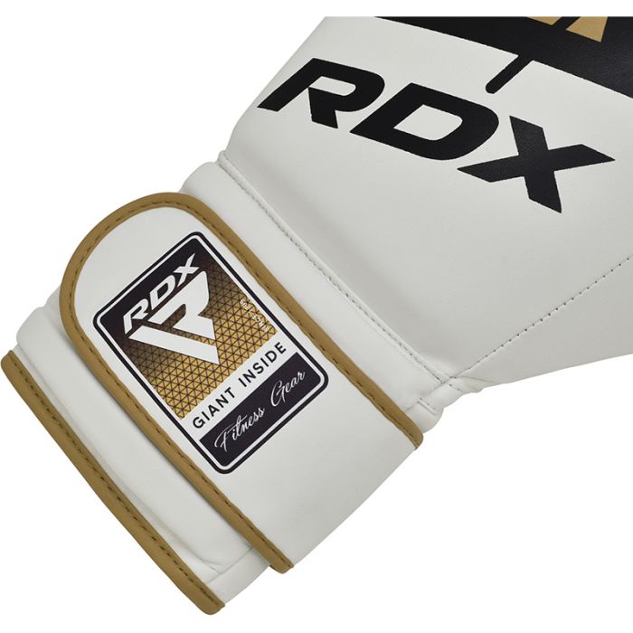Boxing gloves RDX F7 BGR-F7GL-10oz, gold/white, 10 oz