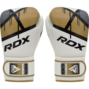 Boxing gloves RDX F7 BGR-F7GL-10oz, gold/white, 10 oz