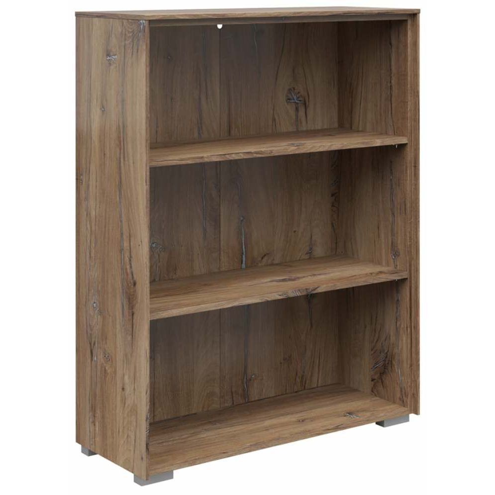 Black Red White Bookshelf Nevada Dark Flagstaff, Brown