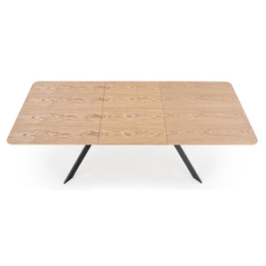 Halmar Extendable Dining Table Bacardi, Oak, Black