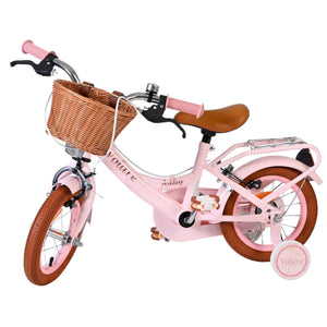 Volare Ashley Children's Bicycle with Training Wheels, Pink