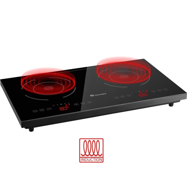 Tectake Double Induction Hob 3500W, Black