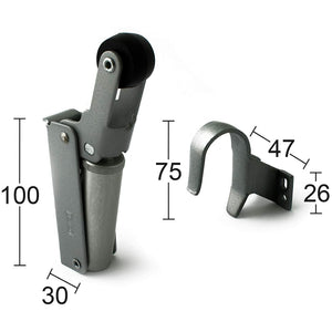 Habo Justor Door Closer, Grey