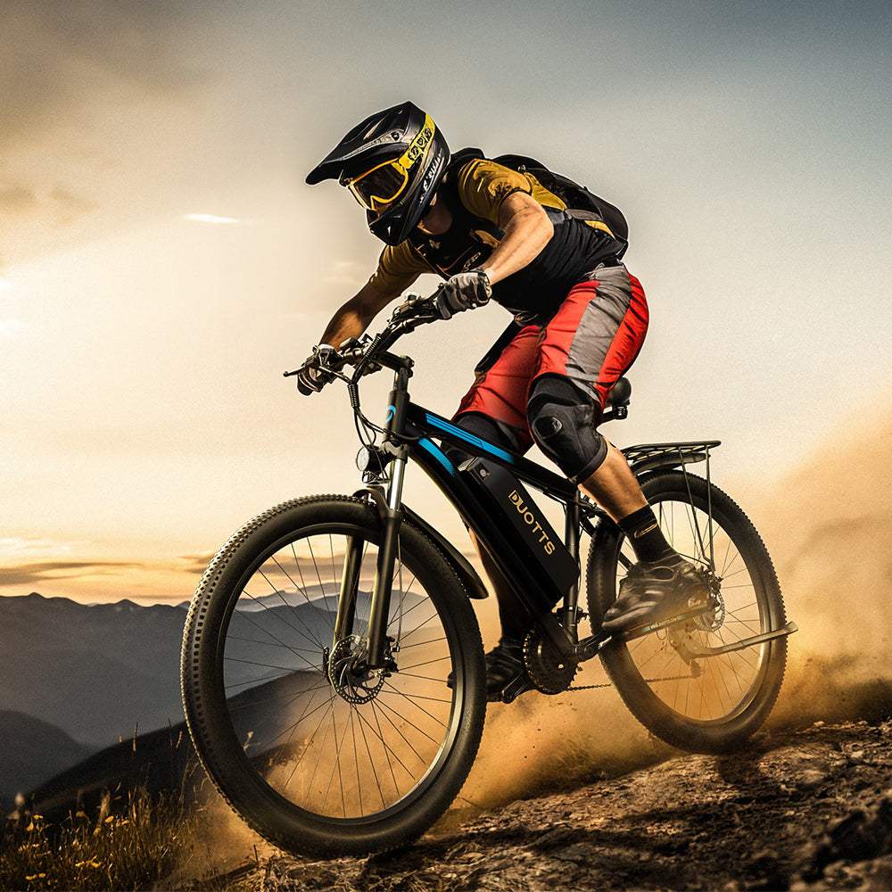 Duotts C29 750W 29" Electric Mountain Bike, 720Wh, 48V, Black/Blue