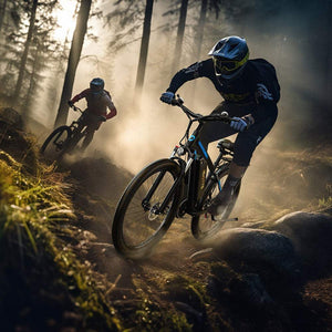 Duotts C29 750W 29" Electric Mountain Bike, 720Wh, 48V, Black/Blue