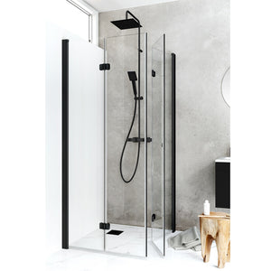 Hafa IglooPro Foldable Shower Corner, 80x80, Black
