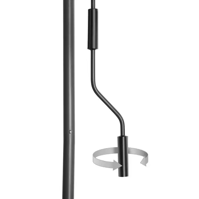 Tectake Retractable Awning Taija 200 x 310 cm, Light Grey