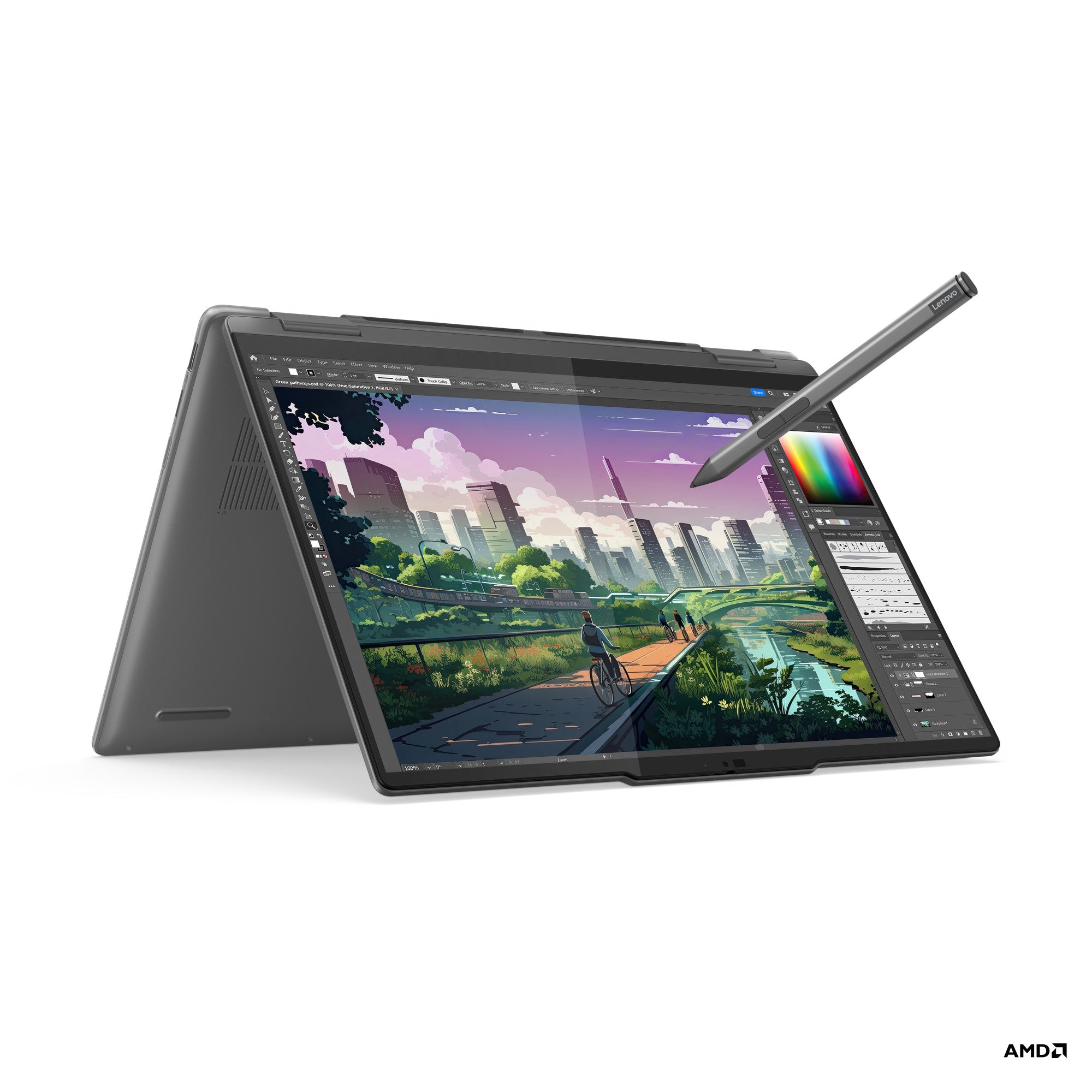Laptop Lenovo Yoga 7 2in1 14AHP9, AMD Ryzen 5 8640HS, 16 GB/1 TB, 14 ", AMD Radeon 760M