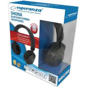 Wireless headphones Esperanza Shona, black