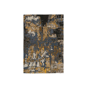 Kayoom Printed Woven Indoor Rug, Blue, Grey