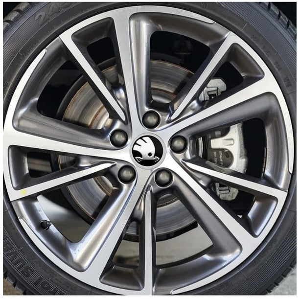 Skoda Wheel Center Caps, 4-Pack, 56mm