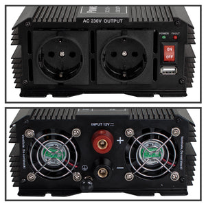 Voltage converter 12 V to 230 V 1500 W 3000 W