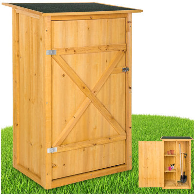 Tectake Taman Flat Roof Garden Shed