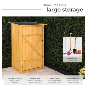 Tectake Taman Flat Roof Garden Shed