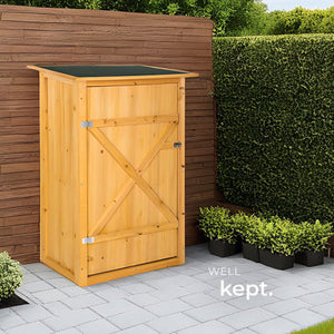 Tectake Taman Flat Roof Garden Shed