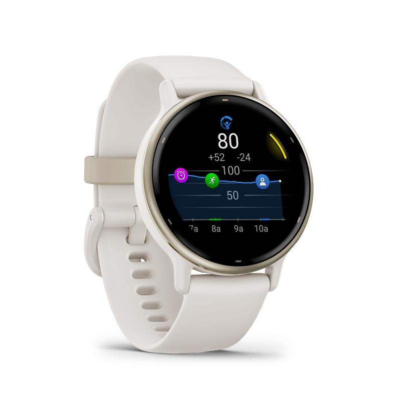美品！vivoactive 5 Ivory / Cream Gold レディース Garmin Vivoactive 5 Smartwatch Ivory and Cream Gold : Target
