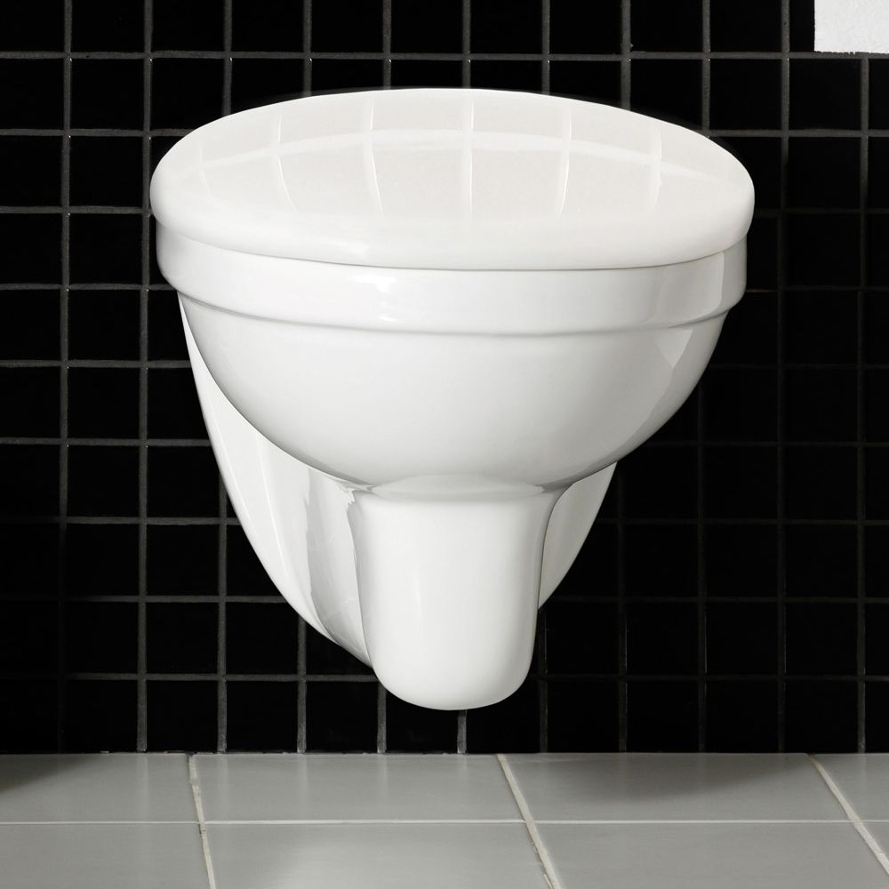 Wall Toilet Seat, White