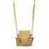 Viking Choice Children's Hanging Swing Chair, Wood and Cotton, Cream White