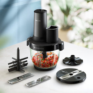 Philips 5000 Series HR1507/00 Mini Chopper, 650 W